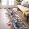 World Rug Gallery Cardiff Contemporary Abstract Runner Rug 2'x7' Multi 4058MULTI2X7 - alternate 1